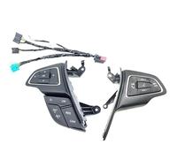 Für Ford Für Focus MK3 2015-2018 Für Kuga 2017 Tempomat Schalter Multifunktions Lenkrad Taste Bluetooth Audio Universelle Drahtlose Auto-Lenkradtaste(4With LIM)