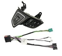 Für Ford Für Focus MK3 2015-2018 Für Kuga 2017 Tempomat Schalter Multifunktions Lenkrad Taste Bluetooth Audio Universelle Drahtlose Auto-Lenkradtaste(Without LIM)