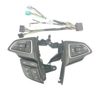 Für Ford Für Focus MK3 2015-2018 Für Kuga 2017 Tempomat Schalter Multifunktions Lenkrad Taste Bluetooth Audio Universelle Drahtlose Auto-Lenkradtaste(8With LIM Bluetooth)