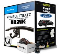 Für FORD Kuga I Anhängerkupplung abnehmbar +eSatz 7pol uni. 02.2008-11.2012 AHK