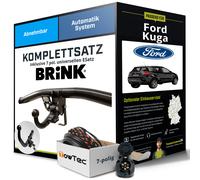 Für FORD Kuga I Anhängerkupplung abnehmbar +eSatz 7pol uni. 02.2008-11.2012 AHK