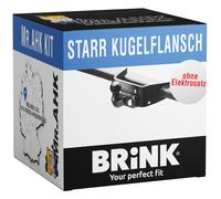 Brink Anhängerkupplung abnehmbar Kugelstange von hinten gesteckt - FORD TRANSIT CUSTOM V362 Kasten