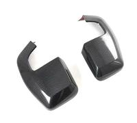 Für Für Transit 2017 Für Tourneo Für Custom 2016 Auto Rückspiegel Abdeckung Styling Chrom ABS Außenleisten(Carbon Fiber Black)