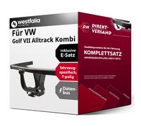 Für Golf VII Alltrack Kombi Typ BA5 Anhängerkupplung starr + E-Satz 7pol Set neu