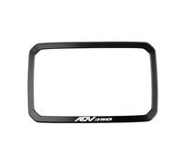 Für Honda ADV350 2025 Motorrad Zubehör Instrument Meter Rahmen Abdeckung Dashboard Screen Protector Schutz(Black)