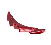 Für Honda Forza 350 NSS350 Motorrad Schnabel Front Lip Fixed Wing Unterlippe Spoiler Trim Verkleidung Winglets Zubehör(Dark red)