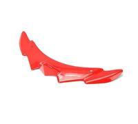 Für Honda Forza 350 NSS350 Motorrad Schnabel Front Lip Fixed Wing Unterlippe Spoiler Trim Verkleidung Winglets Zubehör(Orange red)