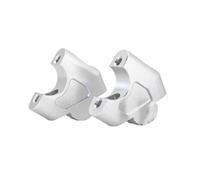 Für Honda Für CB650R 2019-2025 Motorrad Zubehör Lenker Riser Clamp Adapter Griff Bar Höhe Lift Montieren(Silver)