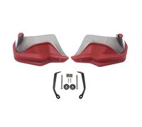 Für Honda NT1100 NT 1100 Nt1100 Nt 1100 2022 2023 Motorrad Handschutz Schild Hand Schutzfolie Windschutzscheibe Zubehör(Red Grey Set)