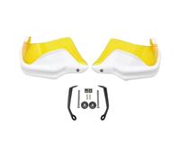 Für Honda NT1100 NT 1100 Nt1100 Nt 1100 2022 2023 Motorrad Handschutz Schild Hand Schutzfolie Windschutzscheibe Zubehör(White Yellow Set)