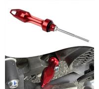 Für Honda Pcx125 Pcx150 Pcx160 Adv150 Adv160 Adv350 Ölstand Prüfstab Aus Aluminium Mit Klarer Für Skala Und Rutschfestem Für Griff(Red)
