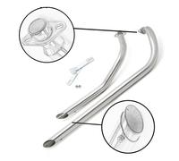 Für Honda Shadow ACE Auspuff Schalldämpfer Auspufftöpfe Aero Spirit 750 VT750C2