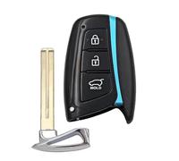Für Hyundai Für Genesis 2015-2016 Für Santa Fe 2013-2017 Für Equus 2014-2015 3/4 Tasten Autoschlüsselgehäuse Steuerteilegehäuse(3 Buttons)
