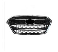 Für Hyundai Für IX35 2013 Auto Styling Zubehör Kühlergrill Oberen Kühler Haube Grill Kühlergrill(Silver plating)
