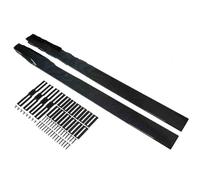 Für Hyundai Für Tucson 2005-2023 78,7 "Auto Seitenrock Splitter Spoiler Lip Rocker Panel Extensions Body Kit Auto Stoßstangen Schwarz Trittbretter(Kohlefaser)