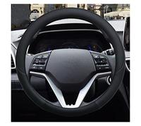 Für Hyundai Für Tucson Ix35 2014 2015 2016 2017 2018 2019 Auto Lenkradbezug Leder Anti-Rutsch Auto Zubehör(Black)