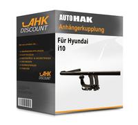 Für Hyundai i10 Typ PA (Auto Hak) Anhängerkupplung horizontal abnehmbar neu