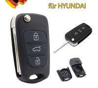 Für HYUNDAI i10 ix20 i20 i30 ix35 Elantra Kia 3Tasten Klapp Schlüssel Gehäuse DE