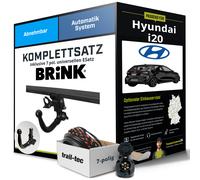 Für HYUNDAI i20 Typ BC3,BI3 Anhängerkupplung abnehmbar +eSatz 7pol uni 20- AHK