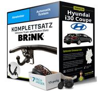 Für HYUNDAI i30 Coupe Anhängerkupplung abnehmbar +eSatz 13pol 02.2013-jetzt Set