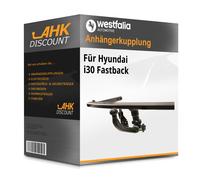 Westfalia Abnehmbare Anhängerkupplung für Hyundai I 30 Fastback (PDE) (ab BJ 06/2017) - auch für I 30 N Fastback