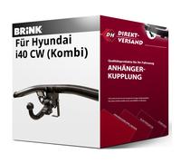 Brink Anhängerkupplung für Hyundai i40 CW Kombi (VF) ab BJ 07/11, diagonal abnehmbar
