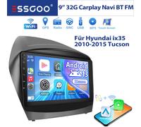 Für Hyundai IX35 Tucson 2009-2015 Android 14 Autoradio GPS NAVI SWC WIFI 1+32GB