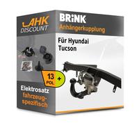 Für Hyundai Tucson 15- BRINK Anhängekupplung schwenkbar + 13polig E-Satz AHK