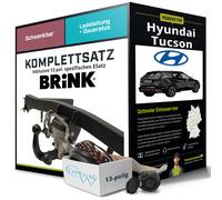 Für HYUNDAI Tucson Typ NX4E Anhängerkupplung schwenkbar +eSatz 13pol 20- AHK