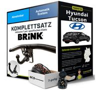 Für HYUNDAI Tucson Typ TL,TLE Anhängerkupplung abnehmbar +eSatz 7pol 15- Kit NEU