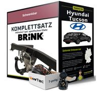 Für HYUNDAI Tucson Typ TL,TLE Anhängerkupplung schwenkbar +eSatz 7pol 15- NEU