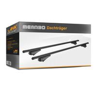 Alu Dachträger Tiger schwarz Relingträger 135 cm 75 kg für aufliegende Dachreling