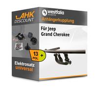 Für Jeep Grand Cherokee 10- WESTFALIA Anhängerkupplung abnehmbar + 13polig NEU
