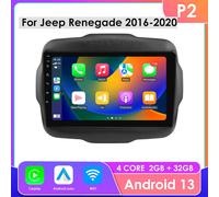Für Jeep Renegade 2016-2020 Autoradio GPS Navi Android 14 CarPlay WIFI 2+32GB