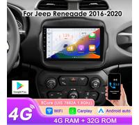 Für Jeep Renegade 2016-2020 Autoradio Navi GPS Android 14 CarPlay BT5.0 DSP WIFI