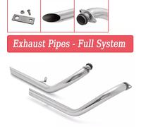 Für Kawasaki Auspufftöpfe Auspuff Schalldämpfer Vulcan VN800 VN400 EN800 EN400