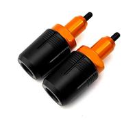 Für Kawasaki Für Ninja 650 KRT Für Ninja650 2017-2024 Z650 RS 2025 Motorrad Rahmen Sliders Crash Pad Fallen Schutz Auspuff Slider(Orange)