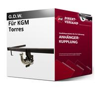 Abnehmbare Anhängerkupplung für SSANGYONG Torres SUV 22- Typ J100 G.D.W. NEU