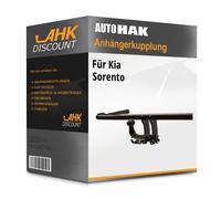 Für Kia Sorento III Typ UM (Auto Hak) Anhängerkupplung horizontal abnehmbar neu