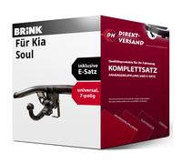 Brink Anhängerkupplung abnehmbar Kugelstange von schräg unten gesteckt - KIA SOUL II