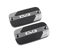 Für KYMCO CV3 2019-2020 2021 2022 2023 Scooter Lates Motorrad CNC Zubehör Vorderer Bremsflüssigkeitsbehälter Deckel Öldeckel Reservoir Fluid Cover (Color : 1 pair Titanium)