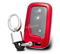 Für Lexus Is Es Ls GS GX Rx ABS Rot Auto Smart Key Anhänger Kette Hülle Bezüge
