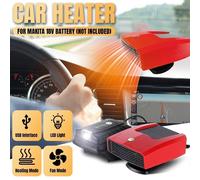 Für Makita 18V Akku Heizlüfter 18V 600 Watt Kfz Auto Zusatzheizung Keramikheizer