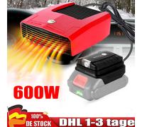 Für Makita 18V Akku Heizlüfter 600W Auto Zusatzheizung Heizer Scheibenenteiser