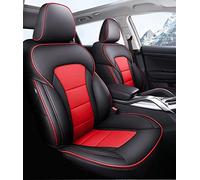 Für Mazda 6 Gg Cx5 Gj Gh Cx3 Cx7 Bl Bk 3 2010 Cx30 2 Für Demio Echtleder Autositzbezüge Fahrzeug Sitzschut(Schwarz Rot,Standard)