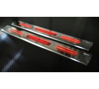 FÜR MAZDA CX-3 BELEUCHTETE EDELSTAHL EINSTIEGSLEISTEN MIT WUNSCHGRAVUR