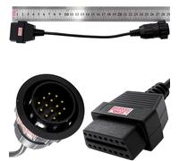 Für MB Sprinter VW/LT Adapter von OBD2 16 pin auf OBD1 14 Pol rund NEU und OVP