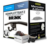 Für MERCEDES A-Klasse Typ W169 Anhängerkupplung abnehmbar +eSatz 13pol 04-12 AHK
