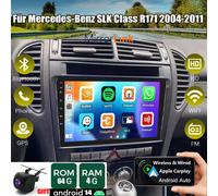 Für Mercedes-Benz SLK Klasse 2004-11 Android 14 Autoradio Apple CarPlay GPS Navi