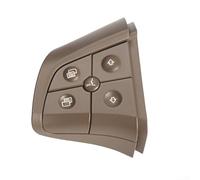Für Mercedes Benz W164 W245 W251 Multifunktions-Lenkradtasten, kompatibel mit GL-, ML-, R- und B-Klasse-Modellen 2006-2011, für Links- und Rechtslenker-Fahrzeuge (Modell B, Braun, L)